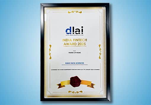 Rubix Data Sciences Wins ‘Friend of MSME’ Award at India Fintech Awards 2025