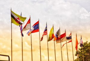 southeast asia flags